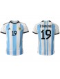 Argentina Nicolas Otamendi #19 Replika Hemmakläder VM 2022 Kortärmad
